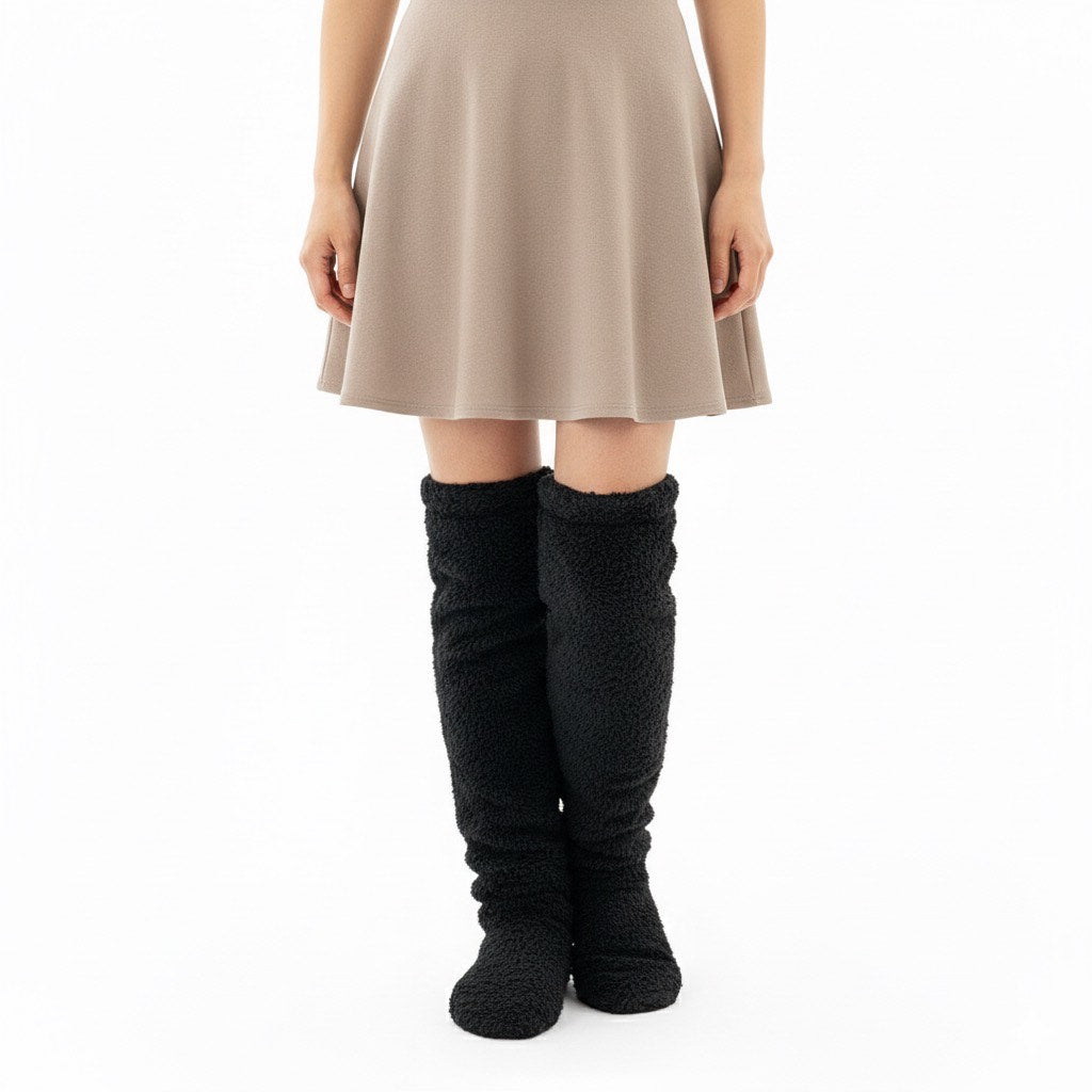 Plush Over-The-Knee Socks | Stay Warm All Winter