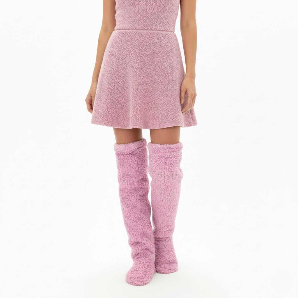 Plush Over-The-Knee Socks | Stay Warm All Winter