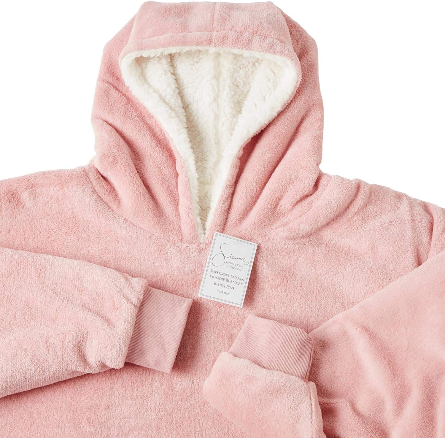 Oversized Hoodie Blanket | Sherpa Fleece Hooded Sweatshirt