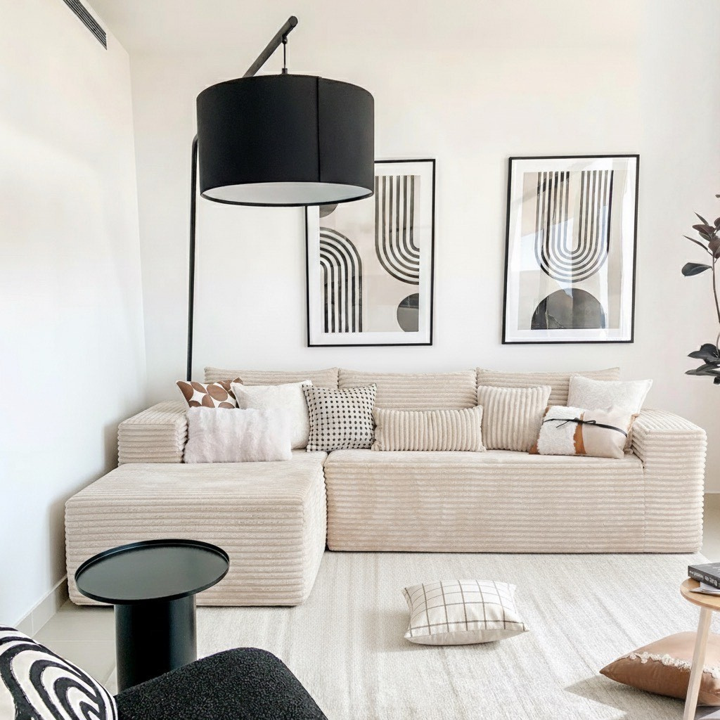 Cloud Haven Sofa – Modular Sectional Couch, Plush Comfort & Modern Design