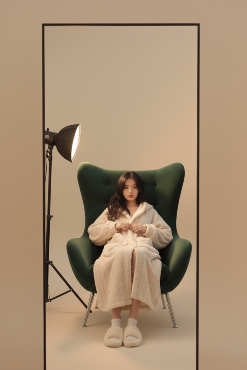 Kawaï - Warm Hooded Lounge Robe